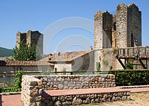 Monteriggioni., Tuscany, Italy