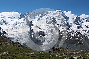 Monterosa at the Matterhorn, Valais, Switzerland