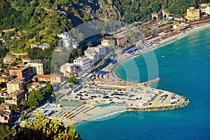 Monterosso al Mare aerial view