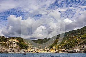 Monterosso al Mare town in Liguria, Italy