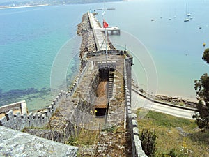 Monterreal Castle is a castle in Ria de Vigo and the valley of Minor, Galicia, Spain. photo