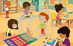 Montessori Class with img