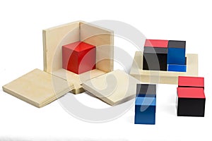 Montessori Material Binomial Cube