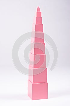 Montessori Pink Tower