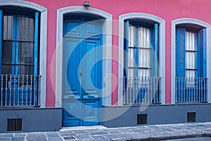 Montevideo old town facade