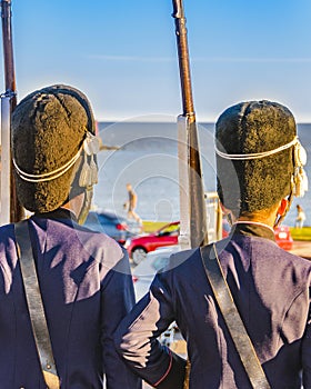 Soldier Guards, Oribe Marine Museum, Montevideo, Uruguay photo