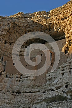 Montezuma Castle National Monument - cliff dwelling Indian ruins in Campe Verde