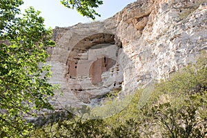 Montezuma Castle National Monument, near Camp Verde, Arizona