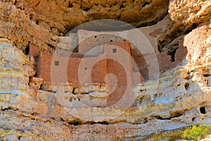 Montezuma\'s Castle Indian Ruins Cliff Dwelling, Arizona