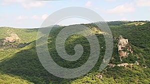 Montfort (Shtarkenberg) is a ruined crusader castle . Israel.