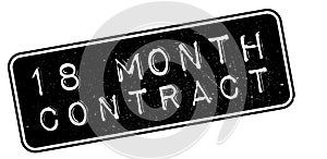 18 month contract rubber stamp