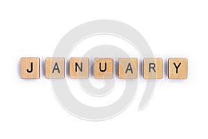 The month of JANUARY