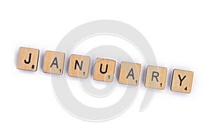 The month of JANUARY