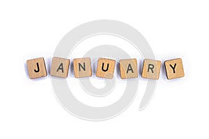 The month of JANUARY