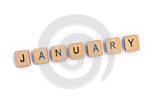 The month of JANUARY