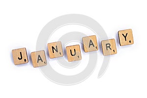 The month of JANUARY