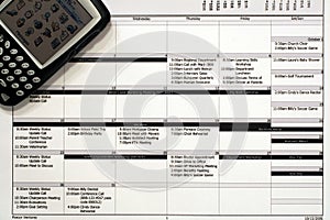 Monthly Work Schedule & PDA