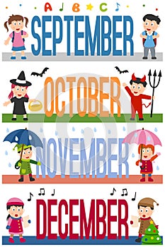 Months Banners with Kids [3]