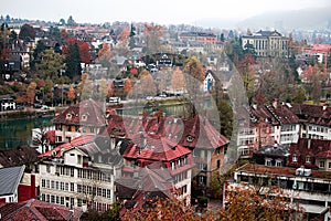 Autumn landscapes of Bern photo