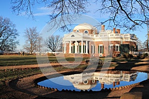 Monticello back and landscape