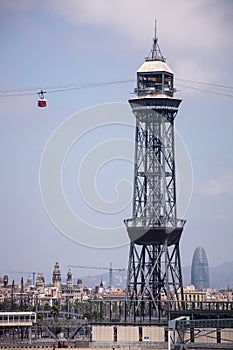 Montjuic Cable Car tower