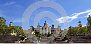 Montjuic castle, in Barcelone, Spain.