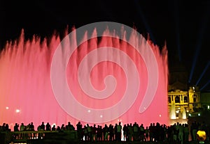 Montjuic (magic) fountain in Barcelona #14