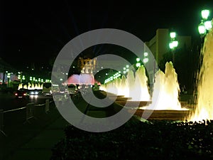 Montjuic (magic) fountain in Barcelona #16