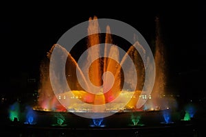 Montjuic (magic) fountain in Barcelona #7
