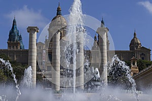Montjuic Magic Fountain, Barcelona, Catalonia, Spain