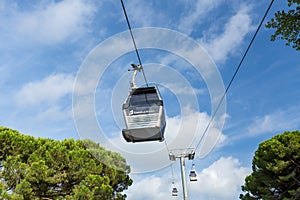 Montjuic Teleferic in Barcelona photo