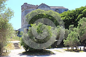 Montmajour Abbey in the Provence in France