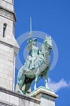 Montmartre basilica, Joan of Arc Jeanne d\