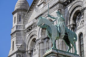 Montmartre basilica, Joan of Arc Jeanne d\