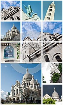 Montmartre collage photo