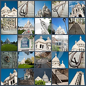 Montmartre collage photo