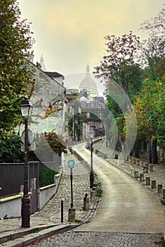 Montmartre district in Paris