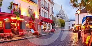 Montmartre in Paris, France