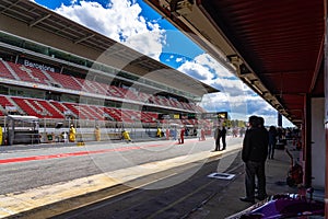 Montmelo Catalonia circuit in montjuic spirit Barcelona circuit car show