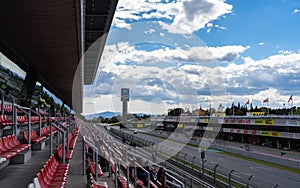 Montmelo Catalonia circuit in montjuic spirit Barcelona circuit car show