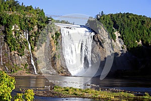 Montmorency Falls Quebec,Quebec Province Canada