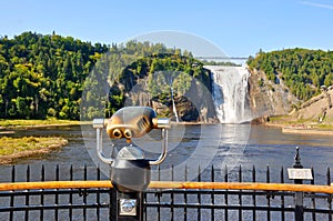 Montmorency Falls, Quebec, Canada.