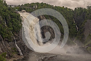 The Montmorency Falls Quebec, Canada