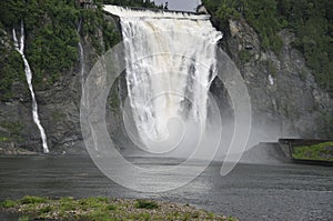 Montmorency Falls from Quebec Province in Canada