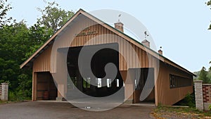 Montpelier Fairgrounds Covered Bridge in Ohio, United States