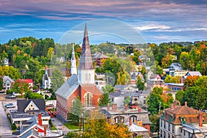Montpelier, Vermont, USA town skyline photo
