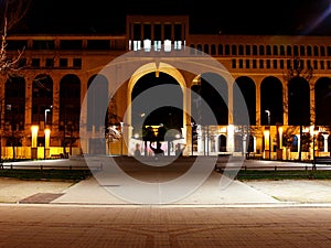 Montpellier in France by Night