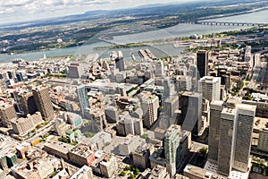 Montreal aerial view photo