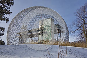 Montreal Biosphere in winter