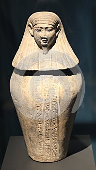 Canopic jar of mummy